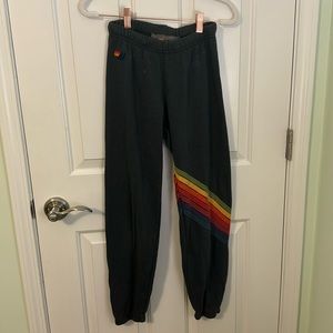 AVIATOR NATION CHARCOAL SWEATPANTS XS
